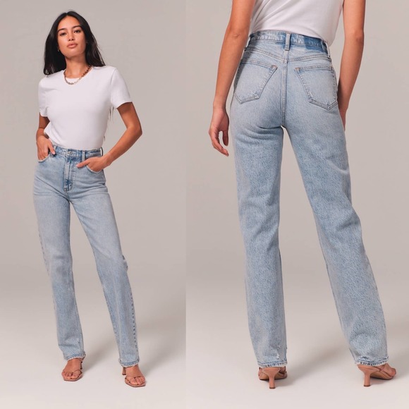 Abercrombie & Fitch Denim - Abercrombie & Fitch Ultra High Rise 90s Straight Jean Women's Size 28 NEW